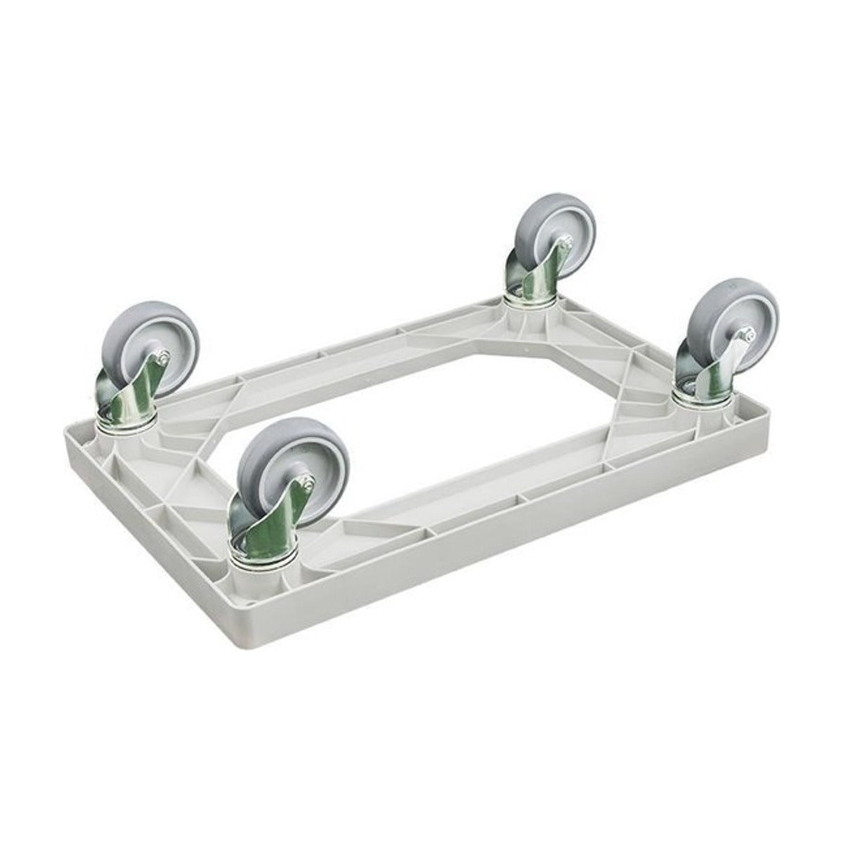 Transportframe - dolly voor kunststof kratten van 600 x 400 mm tot 240 kg Grijs
