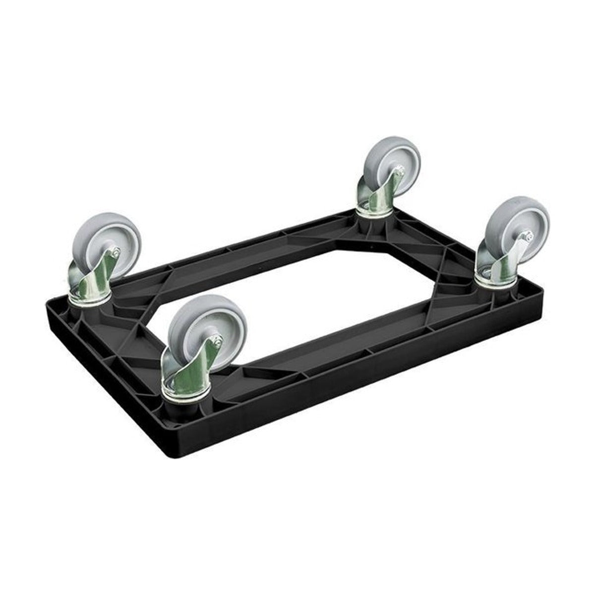 Power Tower Transportframe - dolly voor kunststof kratten van 600 x 400 mm tot 240 kg Zwart