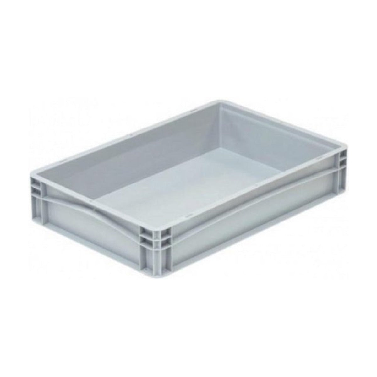 Kunststof krat met gesloten zijkanten 600x400x120mm