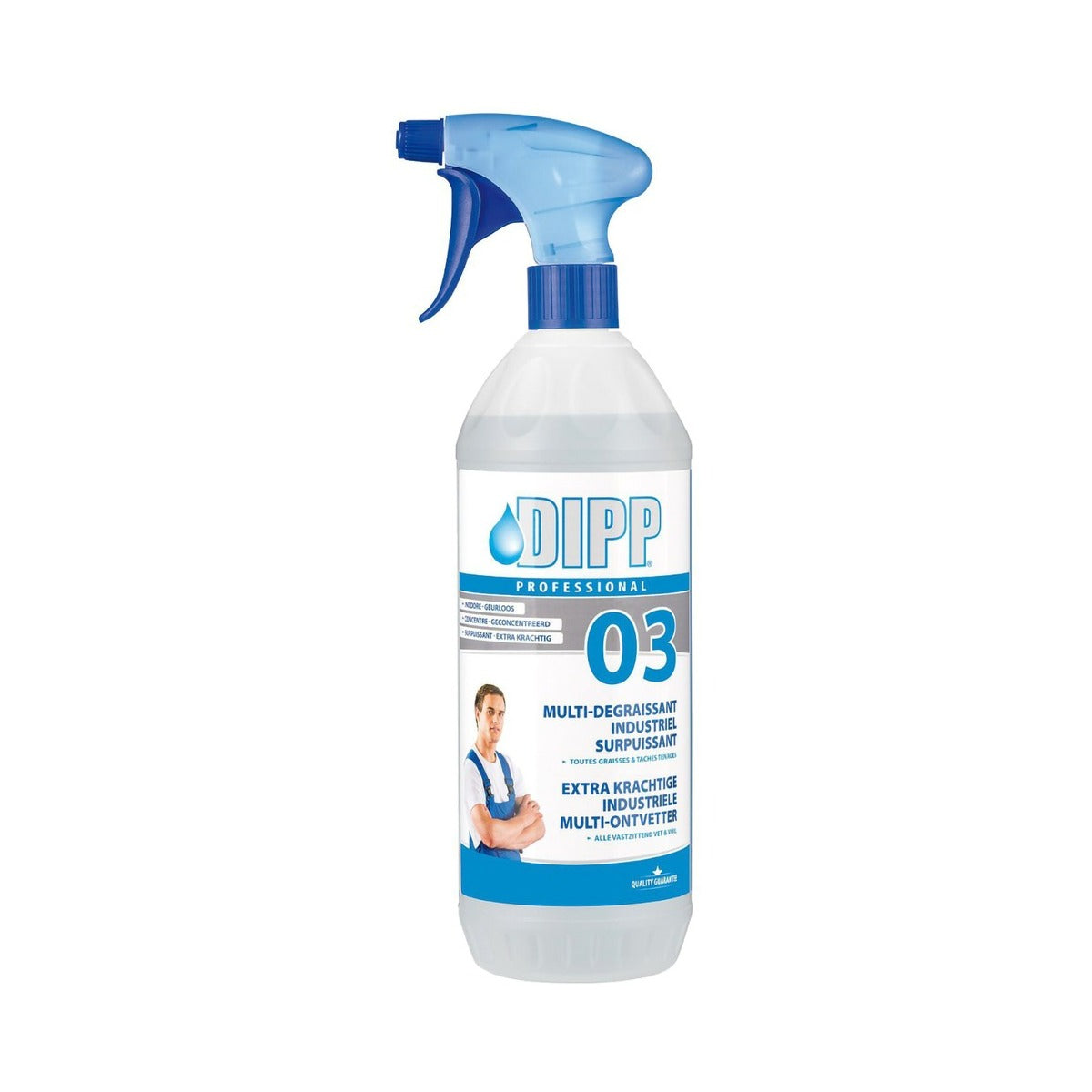 DIPP 03 - krachtige industriële ontvetter multi pro 1L spray