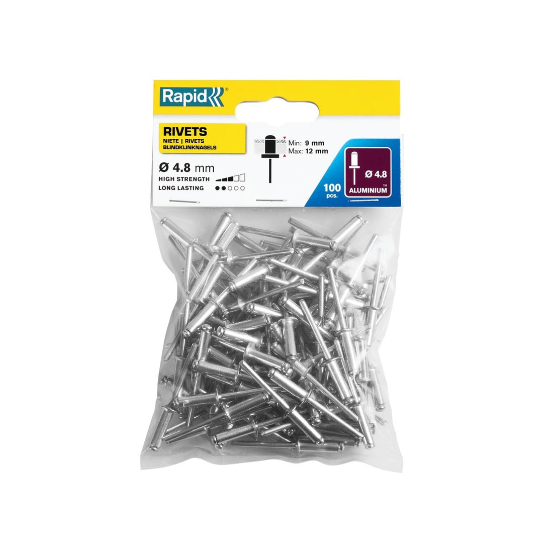 Blindklinknagels Standaard Ø 4,8 x 16 mm 100 st., Zak
