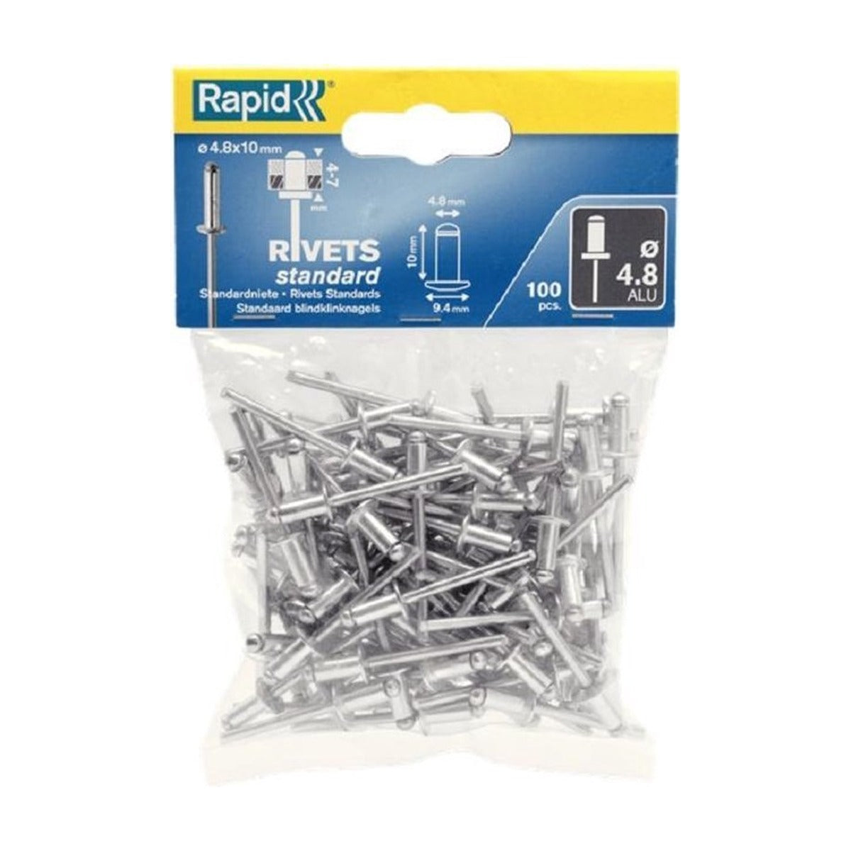 Blindklinknagels Standaard Ø 4,8 x 16 mm 100 st., Zak