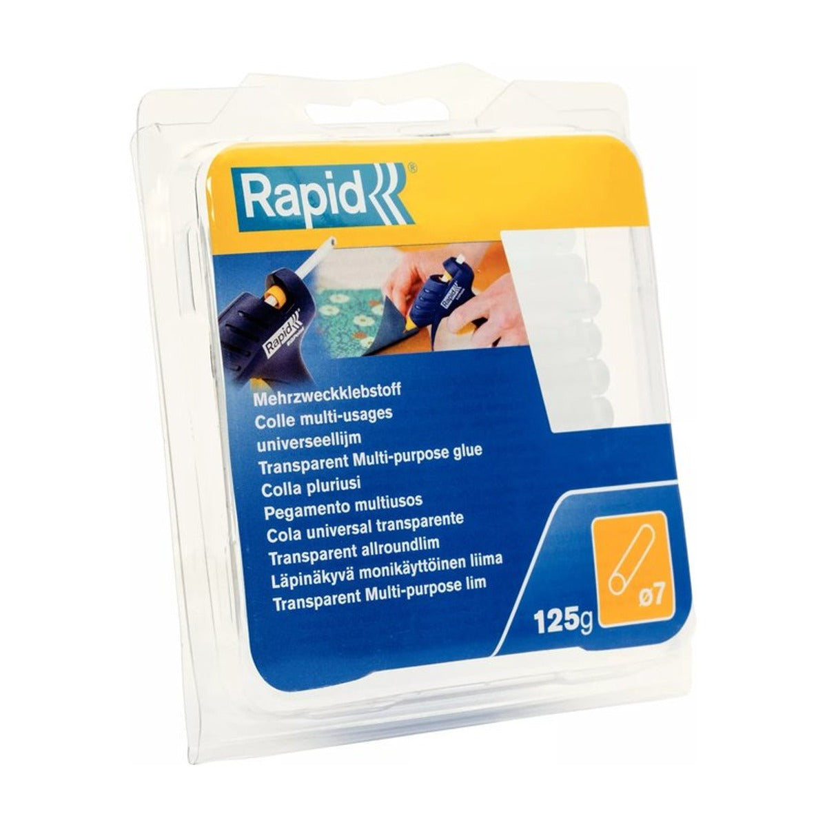 Rapid Univ. Trans. Lijmpatronen D7mm 36 St. 90mm Box