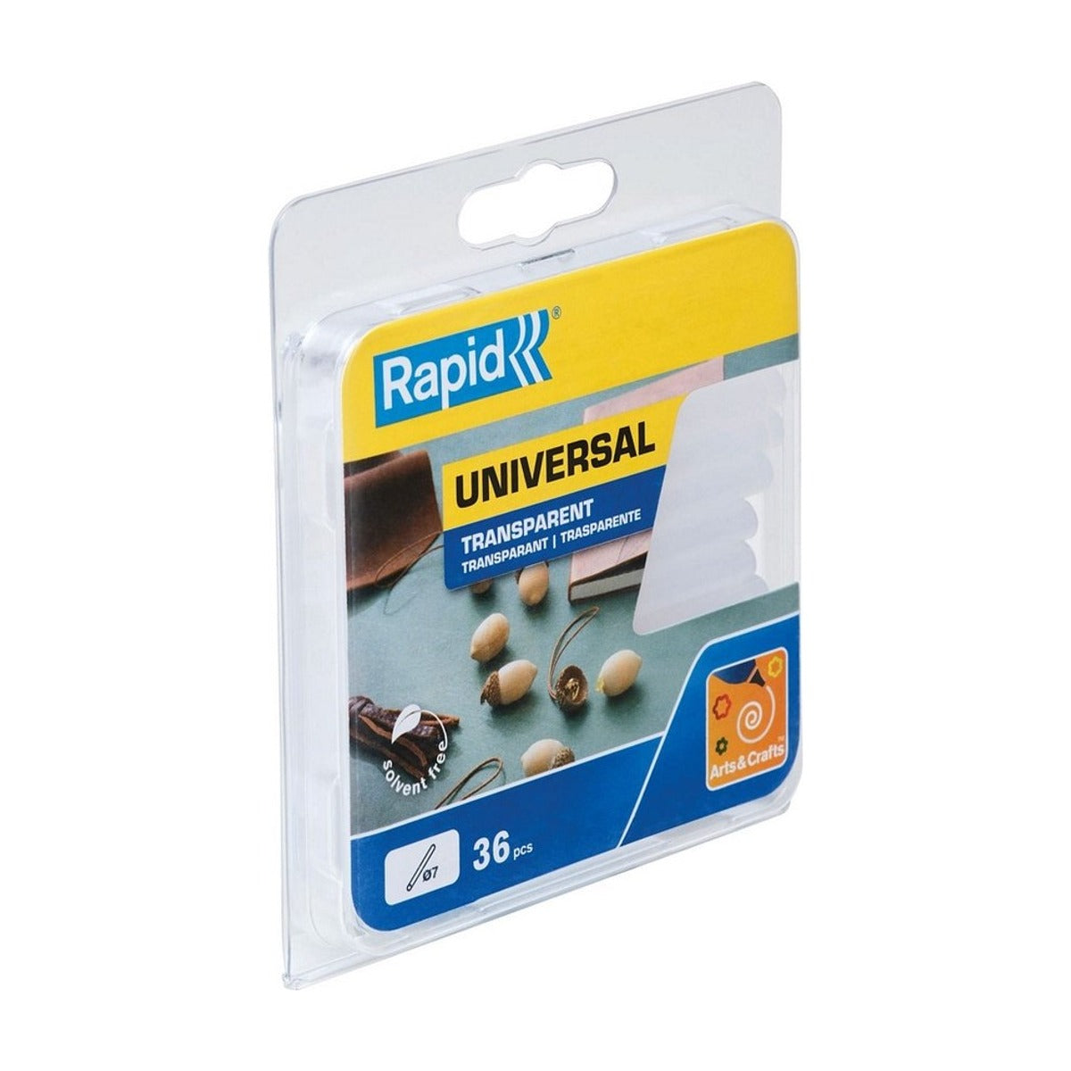 Rapid Univ. Trans. Lijmpatronen D7mm 36 St. 90mm Box