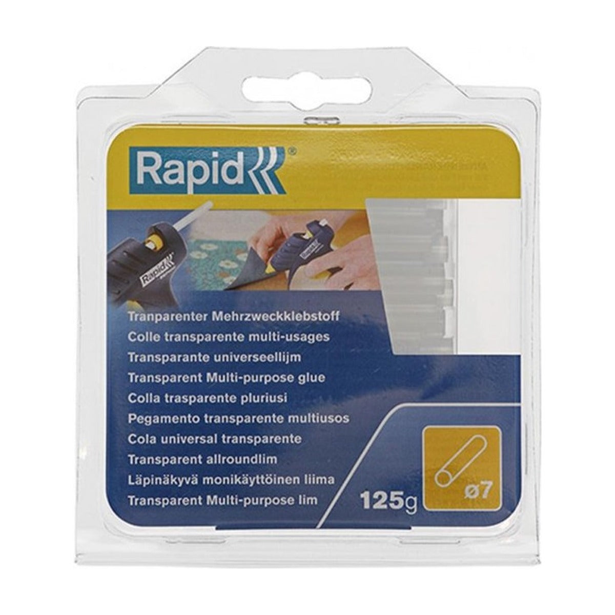 Rapid Univ. Trans. Lijmpatronen D7mm 36 St. 90mm Box