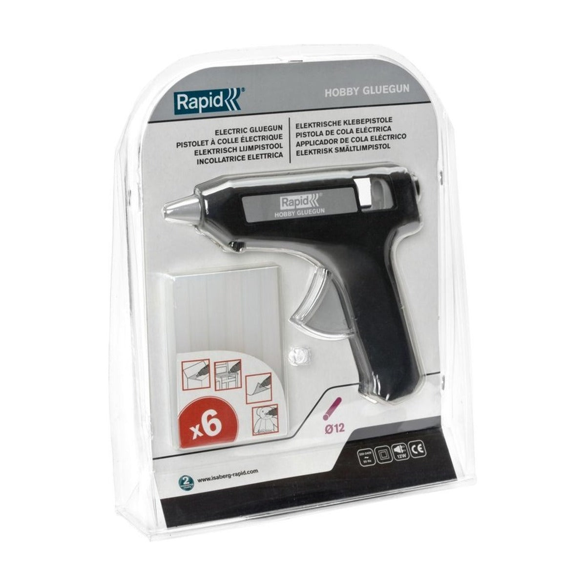 Lijmpistool Hobby, Blister