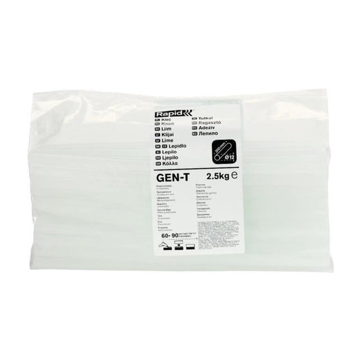 Lijmpatronen GEN-T Ø 11 - 12 x 295 mm 2,5 kg, Zak