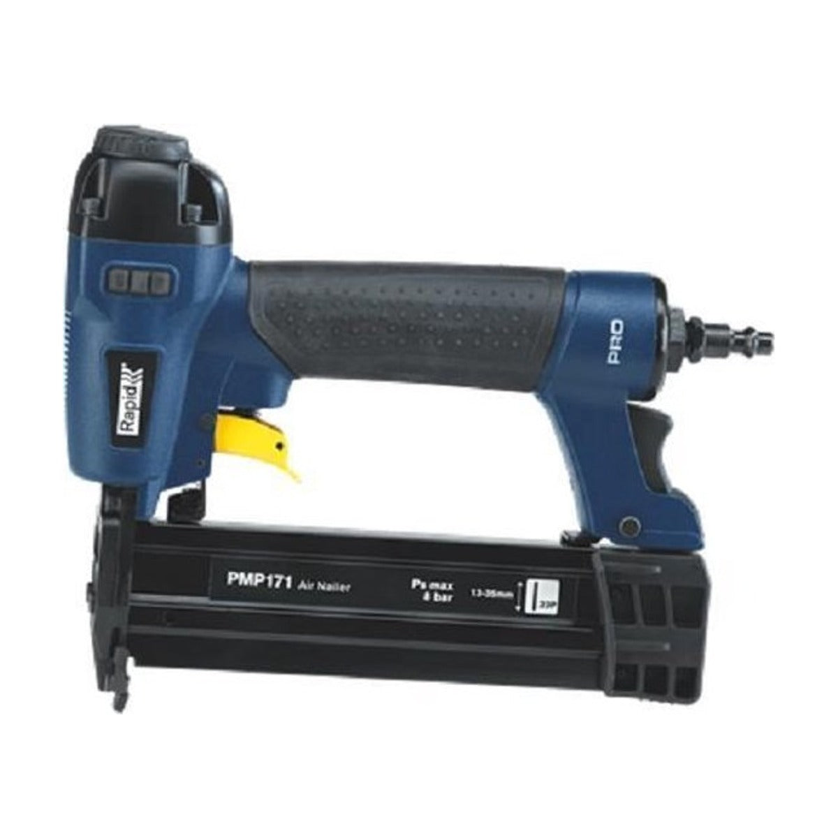 PRO Pneumatische Micro-pinner PMP171, Koffer incl. start set van 500 micro-pins 25 mm en 4 koppelingen