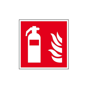 Bord brandblusser pictogram ISO 7010 200 x 200 mm