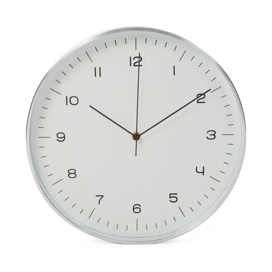 Aluminium wandklok - radiografisch gestuurd- Ø 30 cm