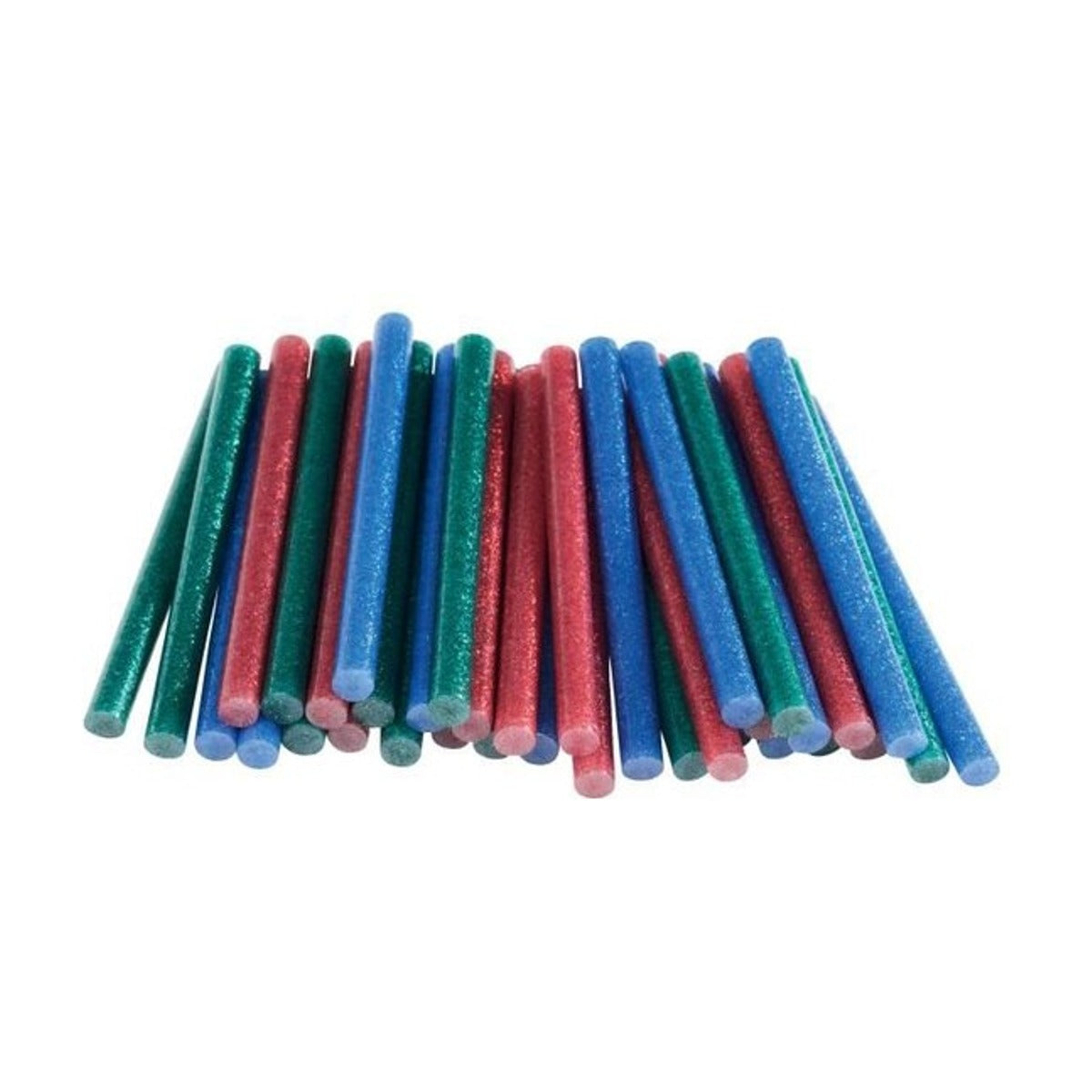 Lijmpatronen Glitter (rood,groen,blauw) Ø7x90mm 36 St., Box