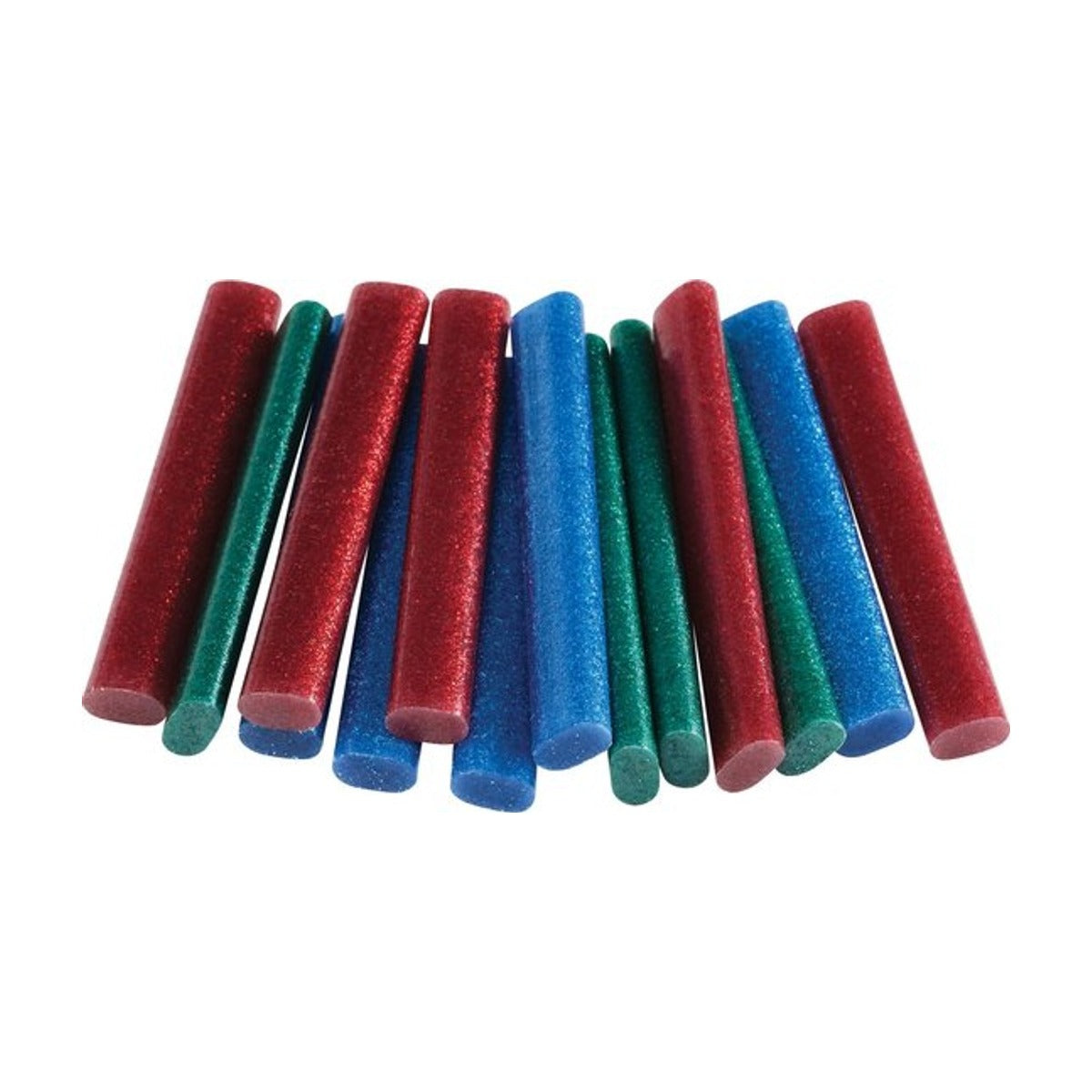 Lijmpatronen Glitter (rood, groen, blauw) Ø 9 ovaal x 94 mm 16 St, Box
