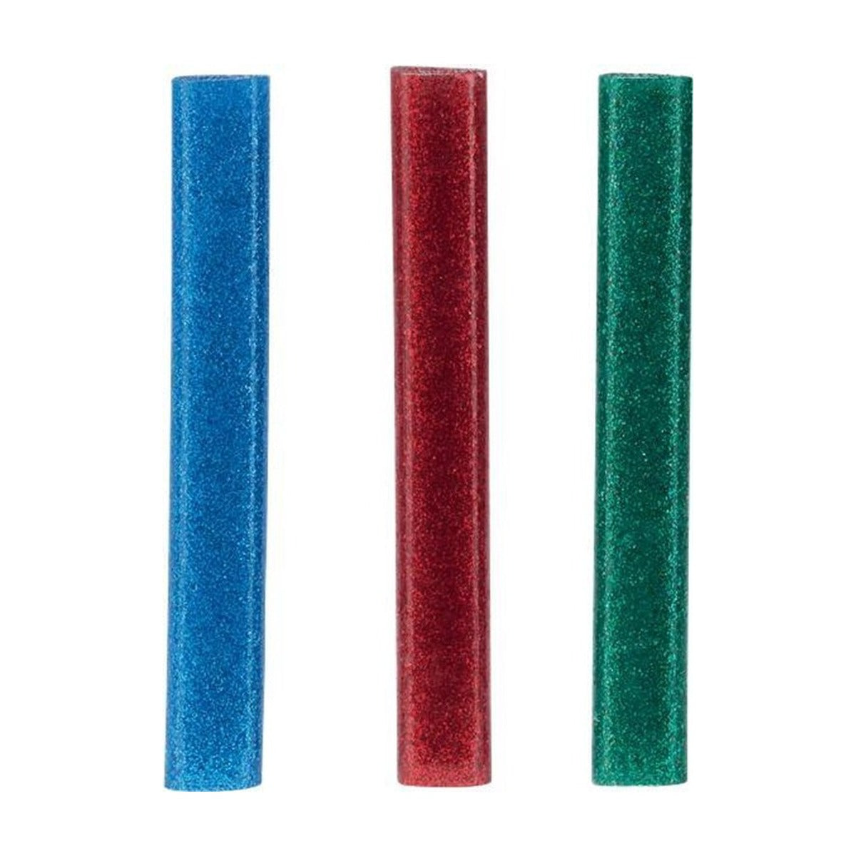 Lijmpatronen Glitter (rood, groen, blauw) Ø 9 ovaal x 94 mm 16 St, Box