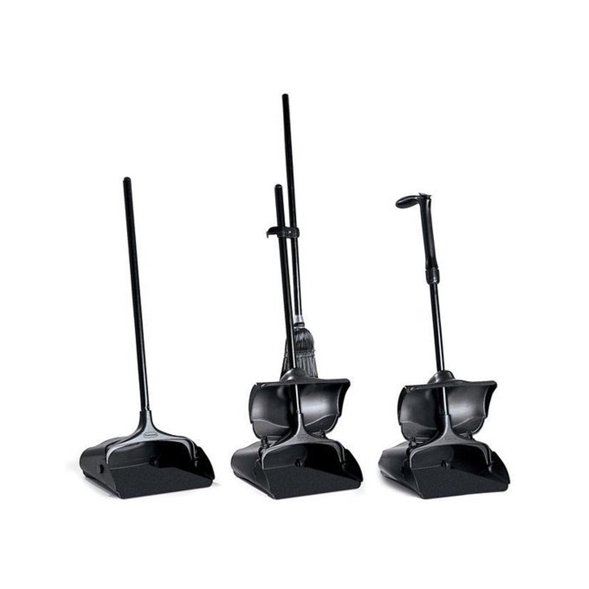Rubbermaid Lobby Pro Stofblik Met Deksel - Zwart