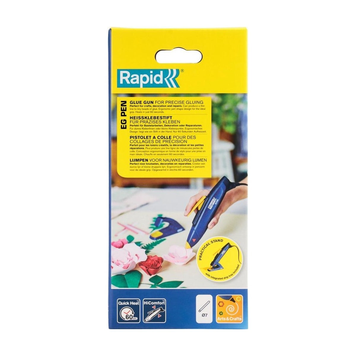 Rapid EG PEN Rapid Lijmpistool Voor 7 mm Rapid Lijmpatronen - Ideaal voor Knutselen en Decoreren