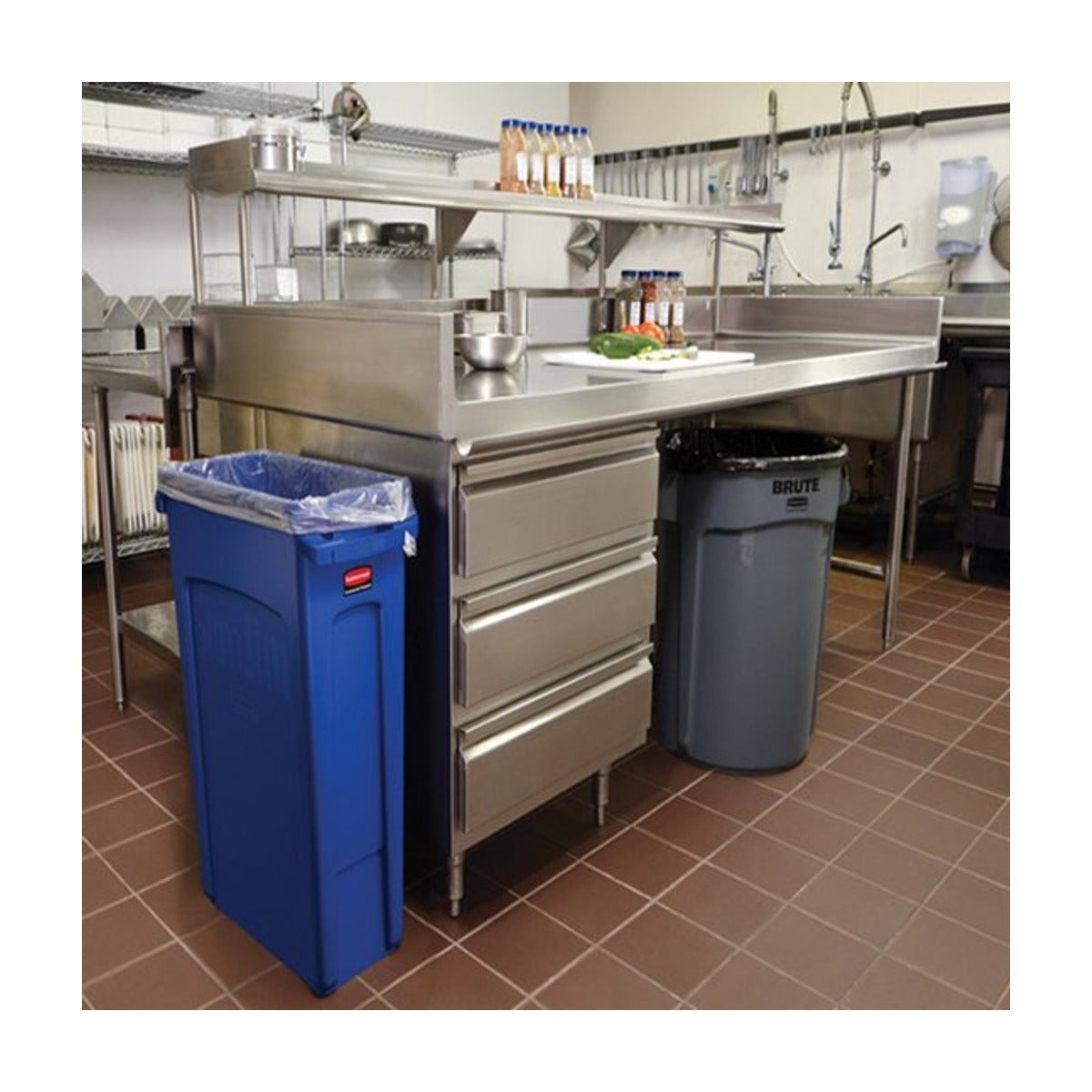 Rubbermaid Brute Container - 75,7 l - Geel