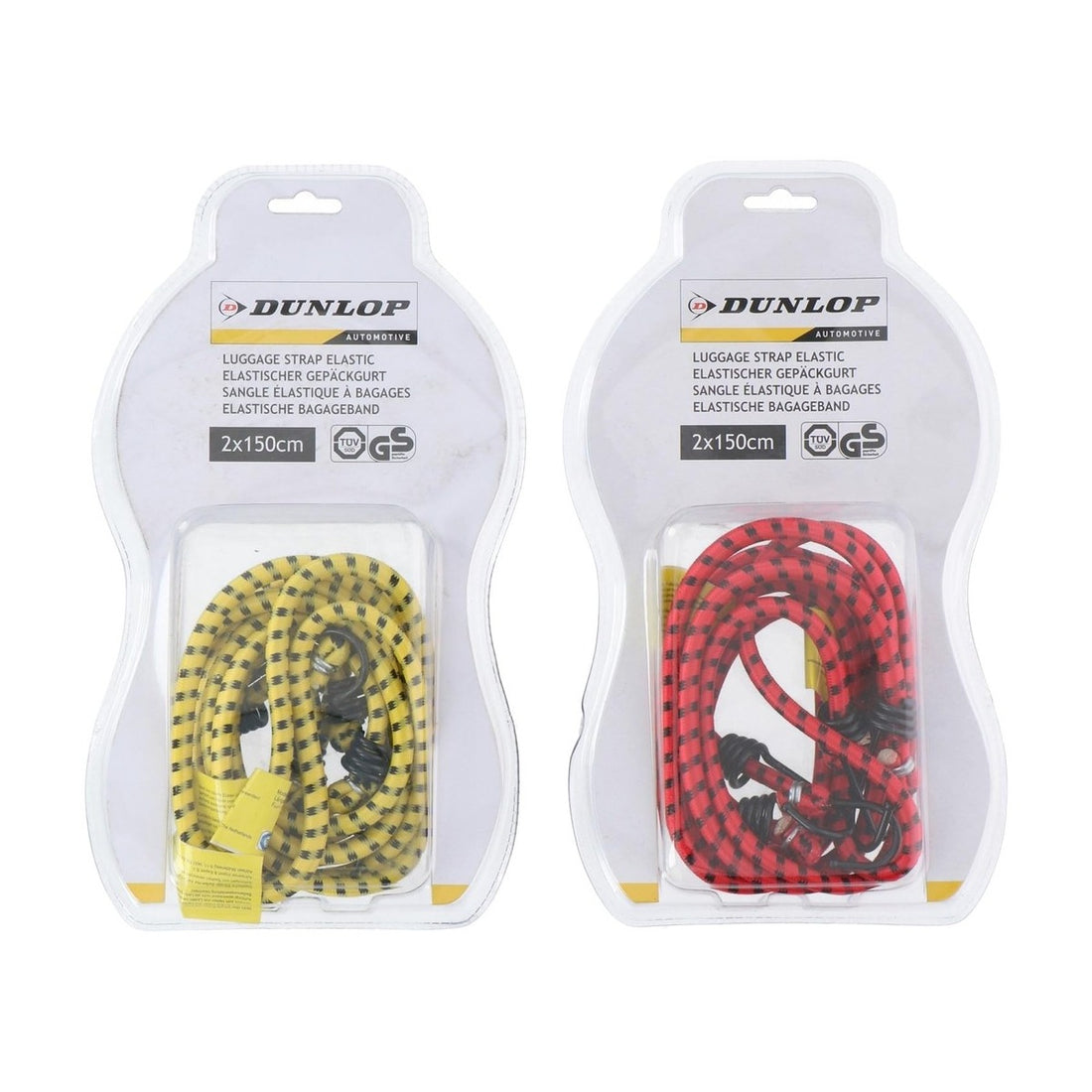 Bagageriem 2 stuks 8mm 150cm Dunlop elastische tuv db