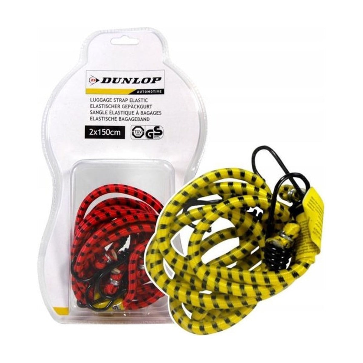 Bagageriem 2 stuks 8mm 150cm Dunlop elastische tuv db