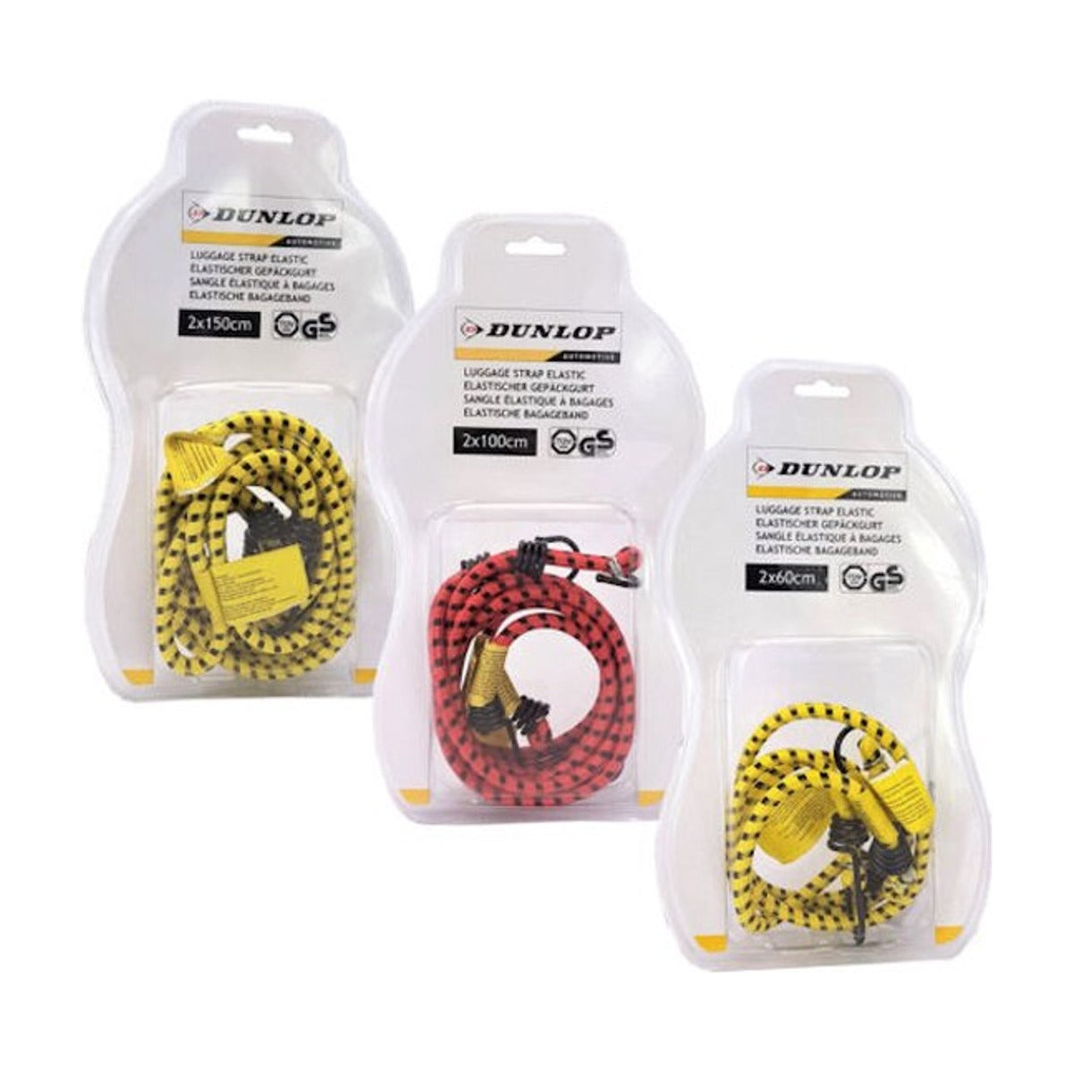 Bagageriem 2 stuks 8mm 150cm Dunlop elastische tuv db