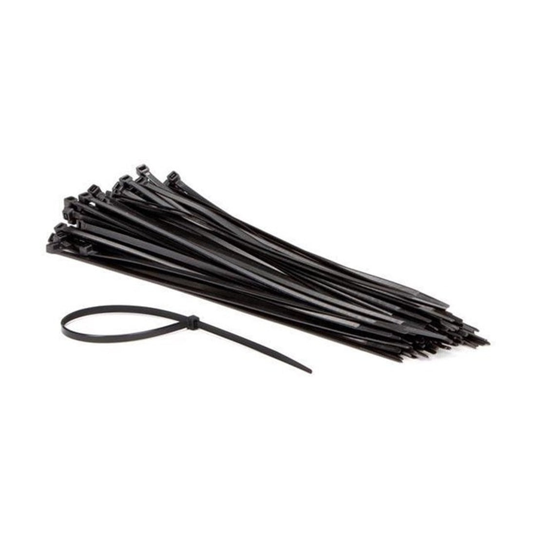 Perel Kabelbinders 300 x 4,8 mm - 100 stuks - Extra Sterk - Tierips - Tiewraps - zwart