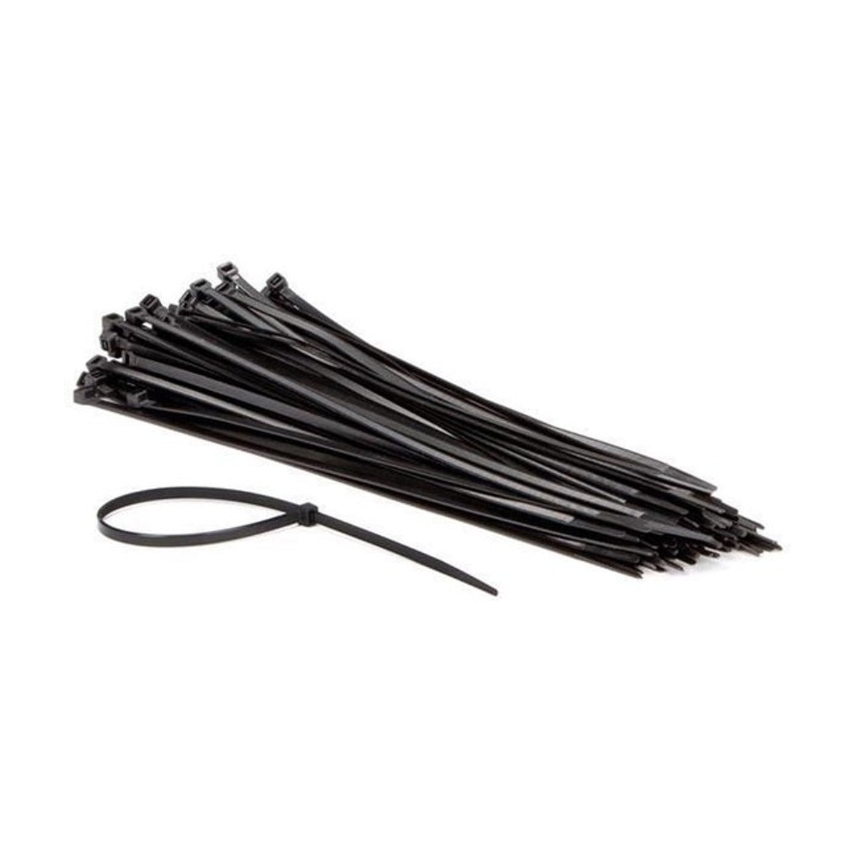 Perel Kabelbinders 300 x 4,8 mm - 100 stuks - Extra Sterk - Tierips - Tiewraps - zwart