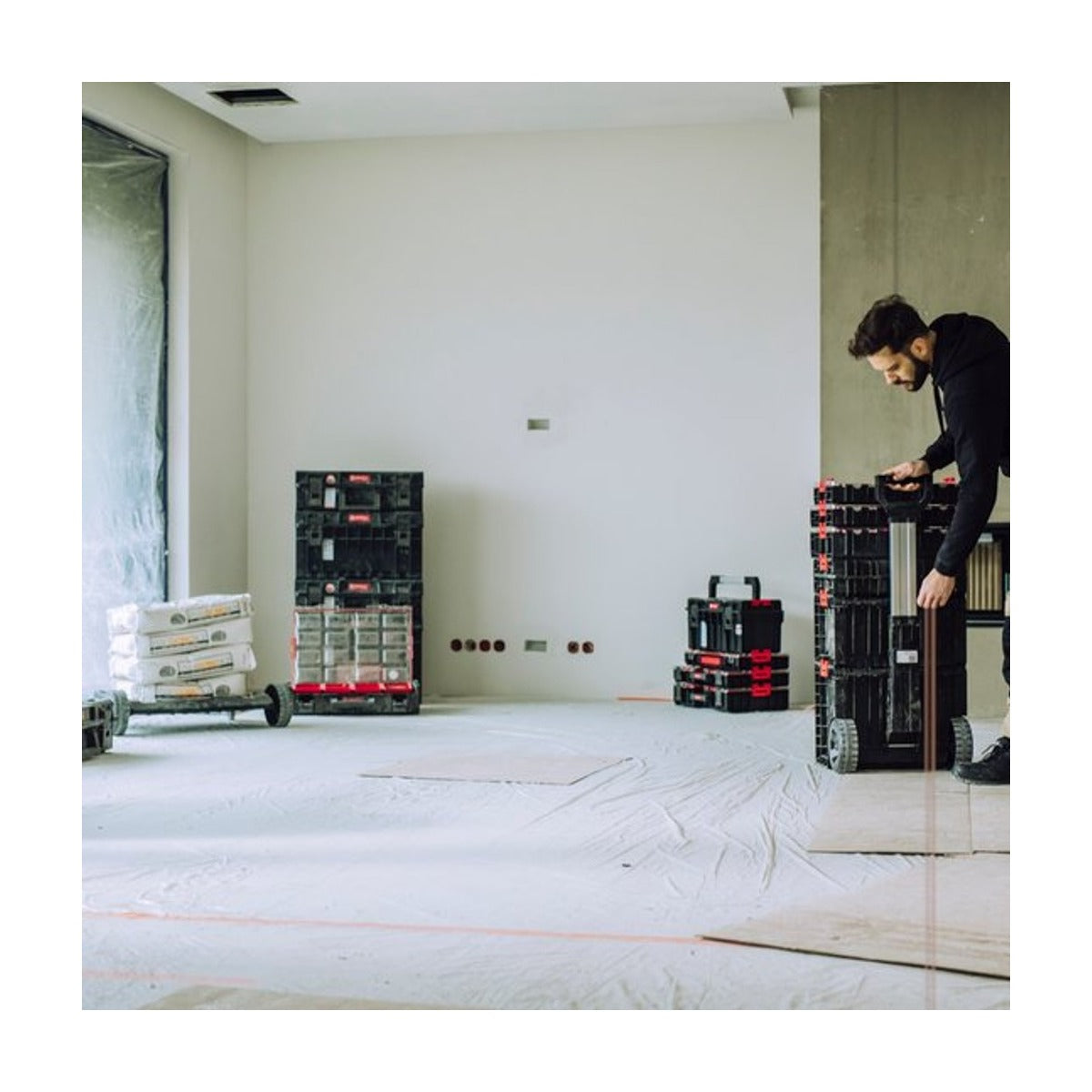 QBRICK SYSTEM -  gereedschapskist met uitneembare organizers - SYSTEM PRO TOOLBOX - 5x TWO ORGANIZER MULTI