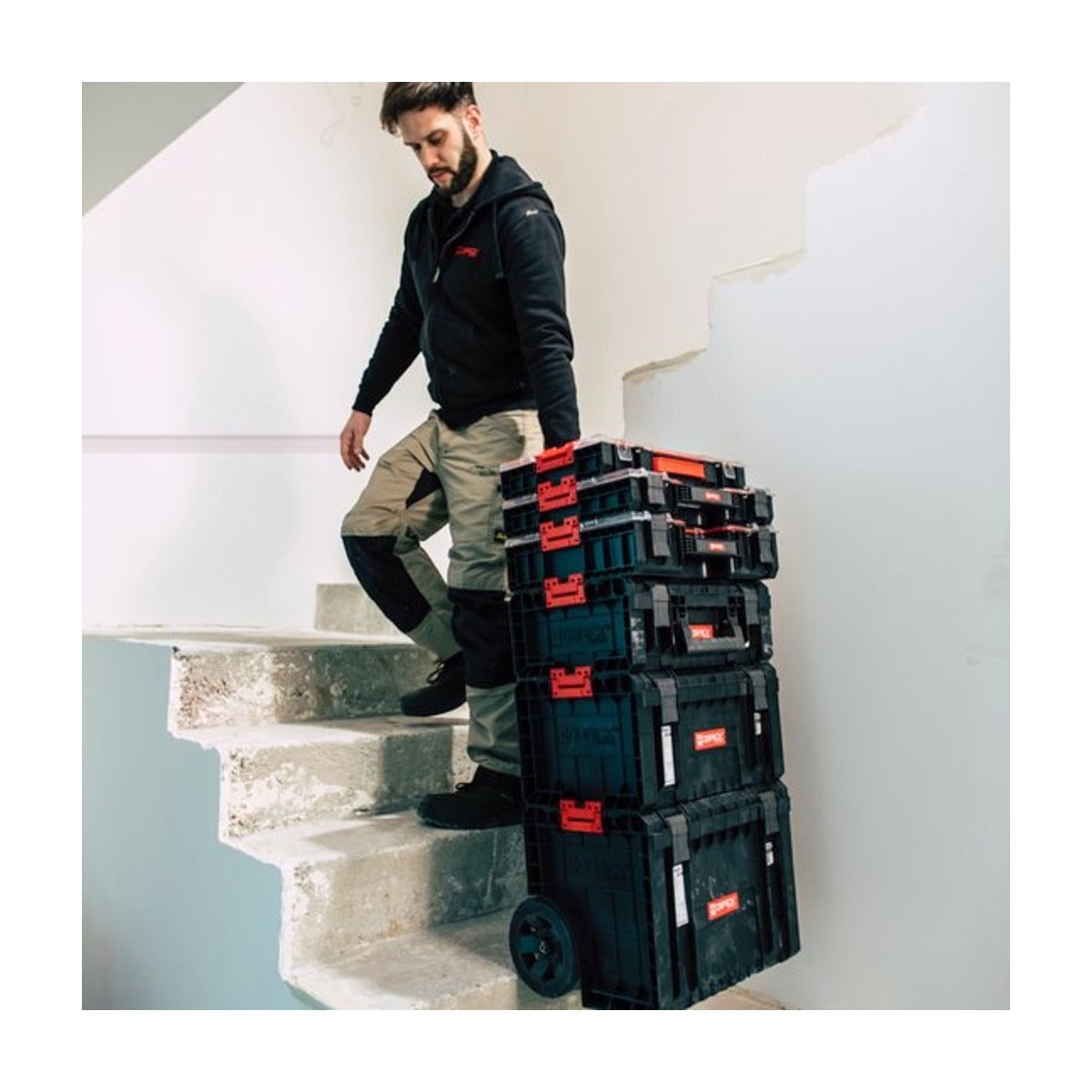 QBRICK SYSTEM -  gereedschapskist met uitneembare organizers - SYSTEM PRO TOOLBOX - 5x TWO ORGANIZER MULTI