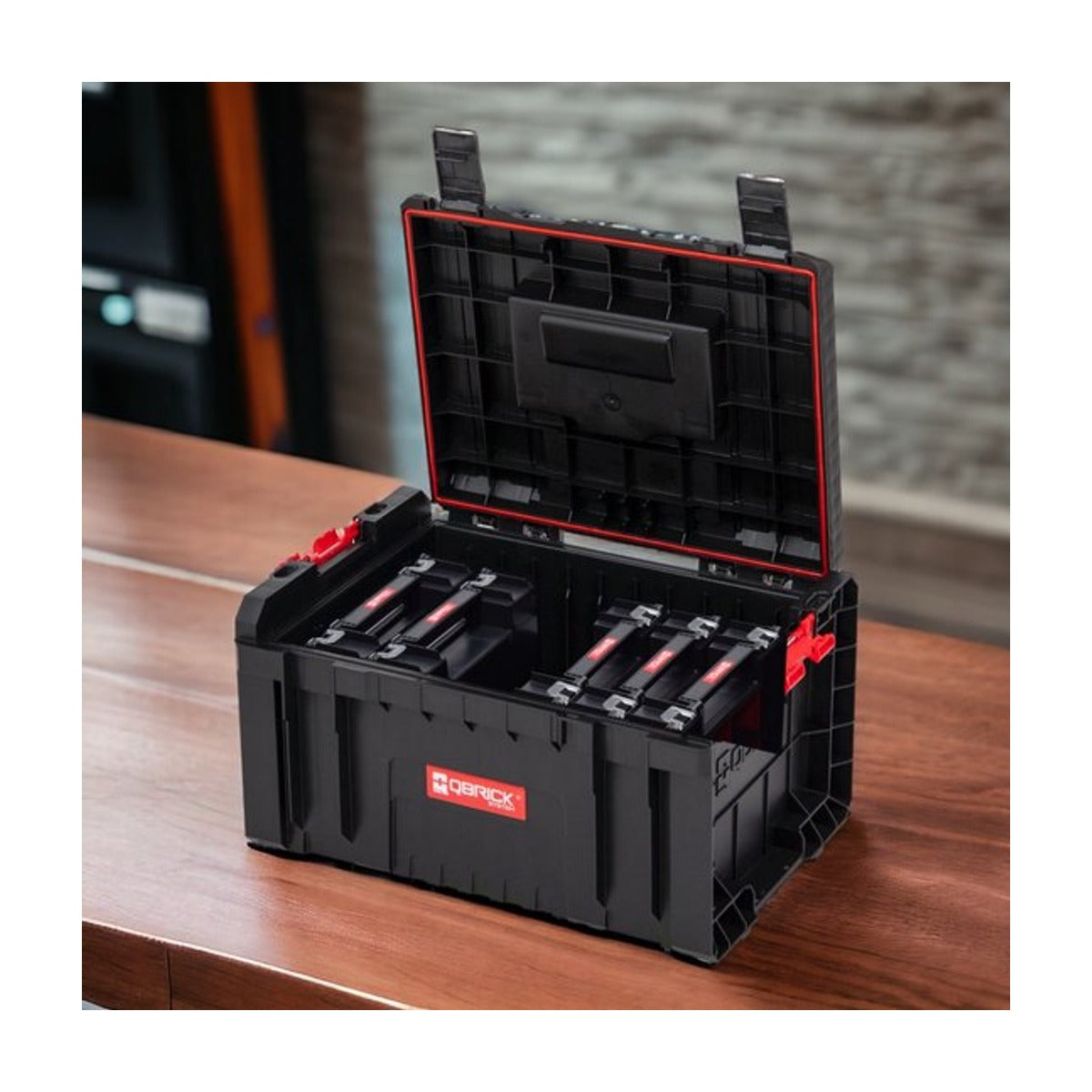 QBRICK SYSTEM -  gereedschapskist met uitneembare organizers - SYSTEM PRO TOOLBOX - 5x TWO ORGANIZER MULTI