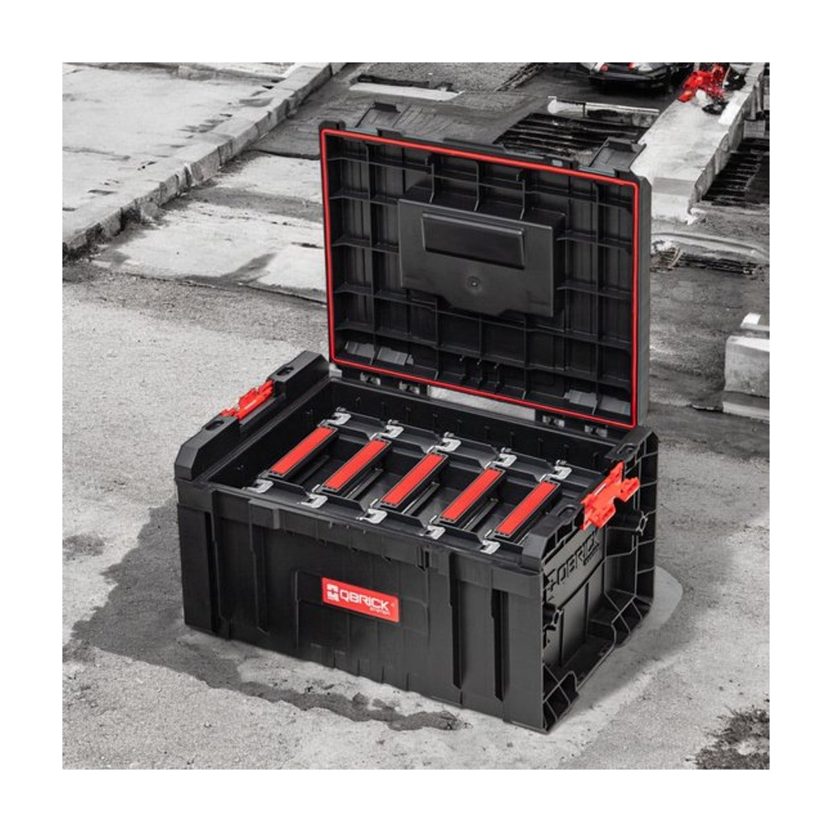 QBRICK SYSTEM -  gereedschapskist met uitneembare organizers - SYSTEM PRO TOOLBOX - 5x TWO ORGANIZER MULTI