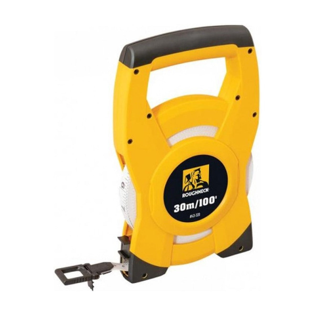 Roughneck meetlint 30m-100ft (breedte15mm) in open behuizing