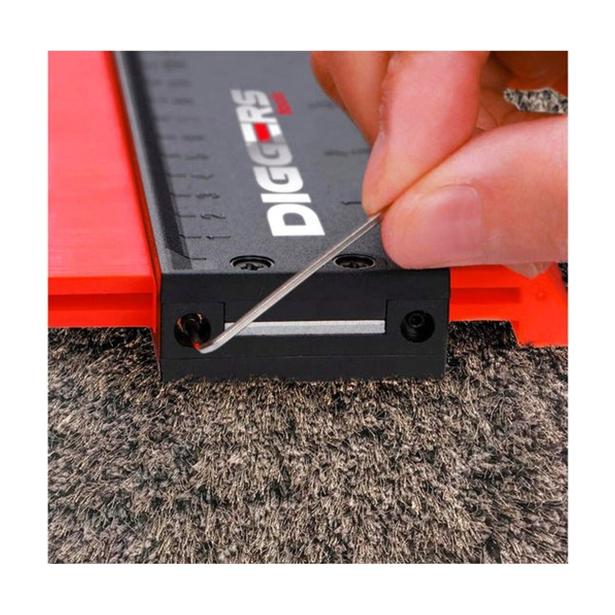 Diggers Aftekenhulp 12 cm - contourmal - Laminaathulp