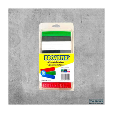 Broadfix afstandhouders 100x28 mm 1-6 mm plat 60 stuks