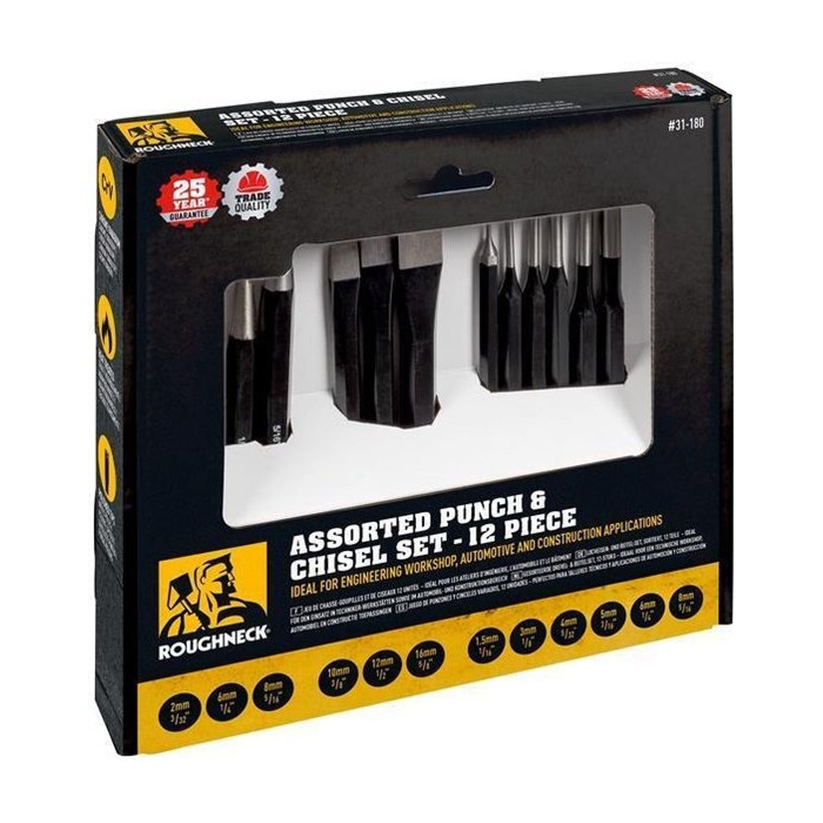 Roughneck 31-180 Pons & Beitel Set 12-Delig