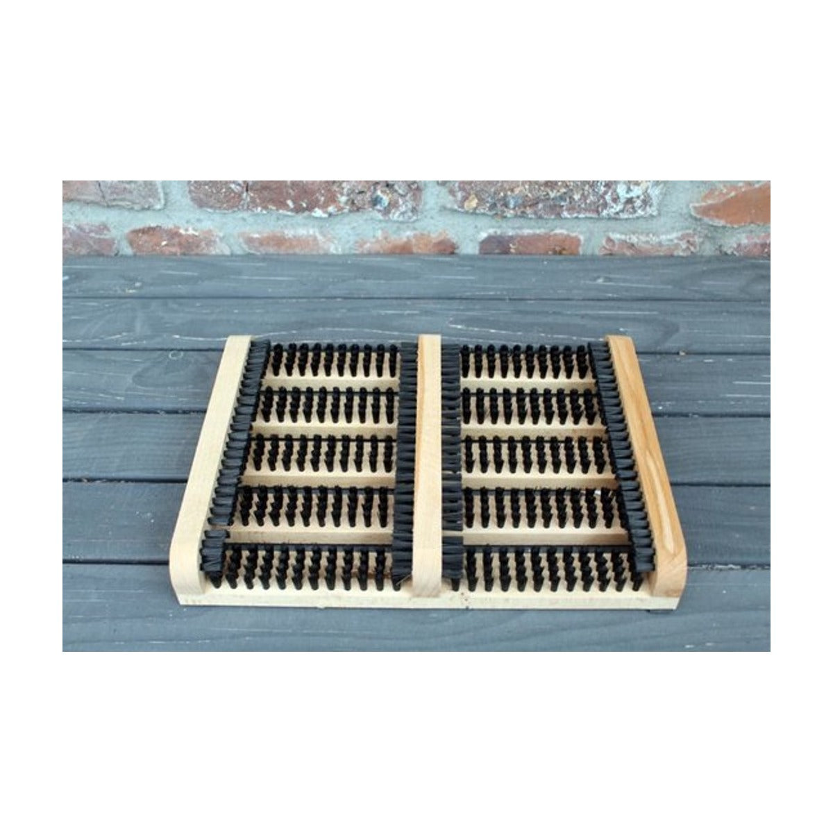 Houten schoenenveger