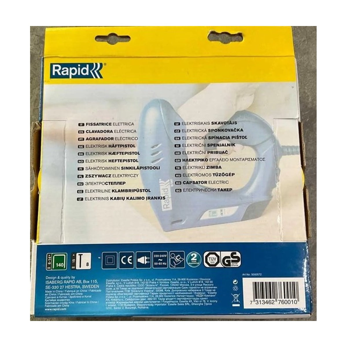 Rapid E-Tac elektrische dual tacker voor Rapid Nieten 140 en brads 8
