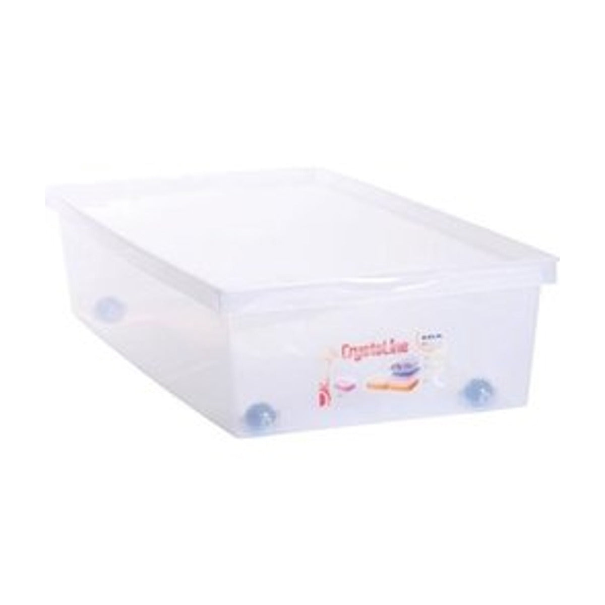 Power Tower ONDERBED BOX 33 L met bi-directionele wielen en klikdeksel