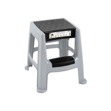 Power Tower krukje met 2 treden, opberggedeelte en anti-slip poten. EN14183