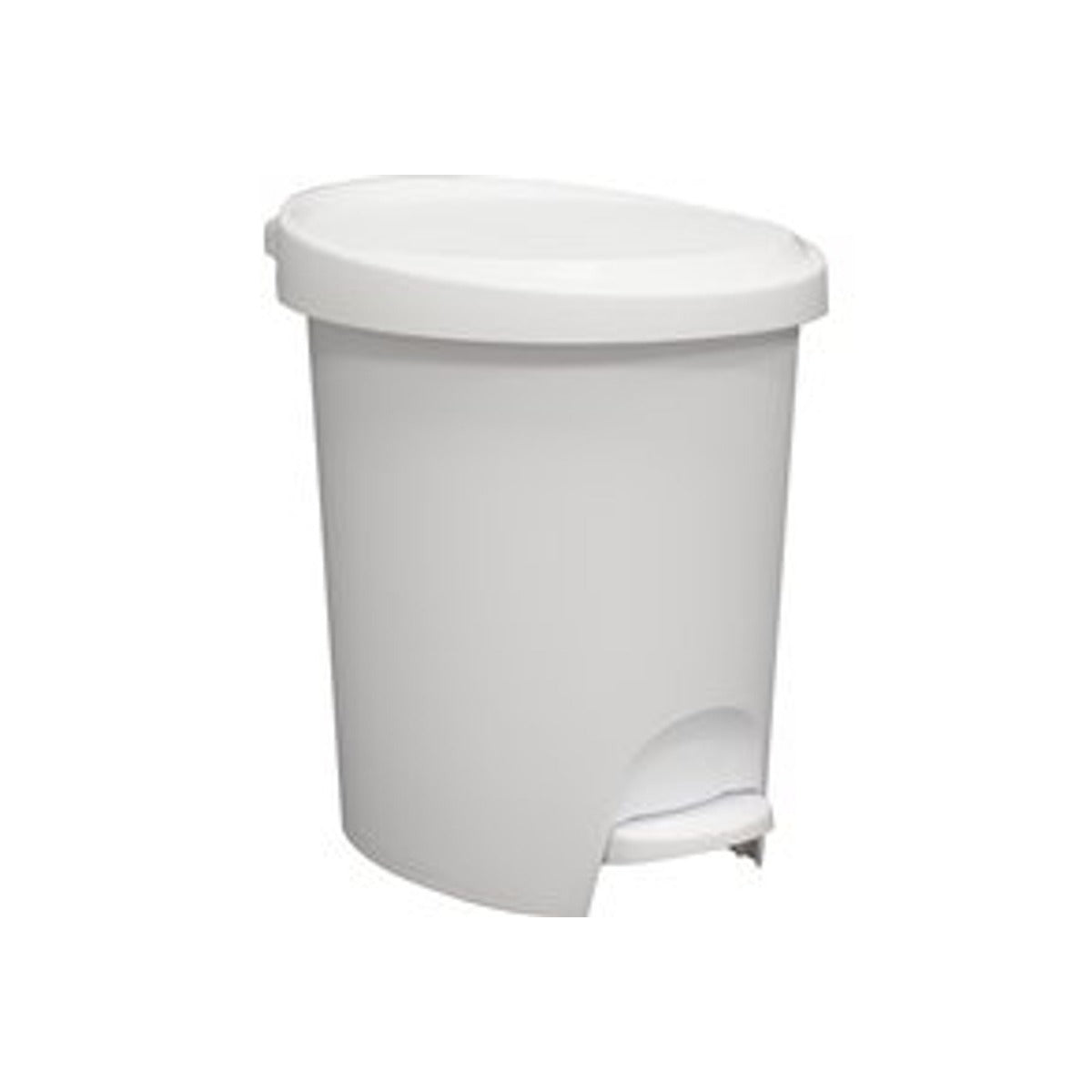 Power Tower Stepy bin pedaalemmer 6 liter met binnenemmer wit