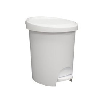Power Tower Stepy bin pedaalemmer 6 liter met binnenemmer wit