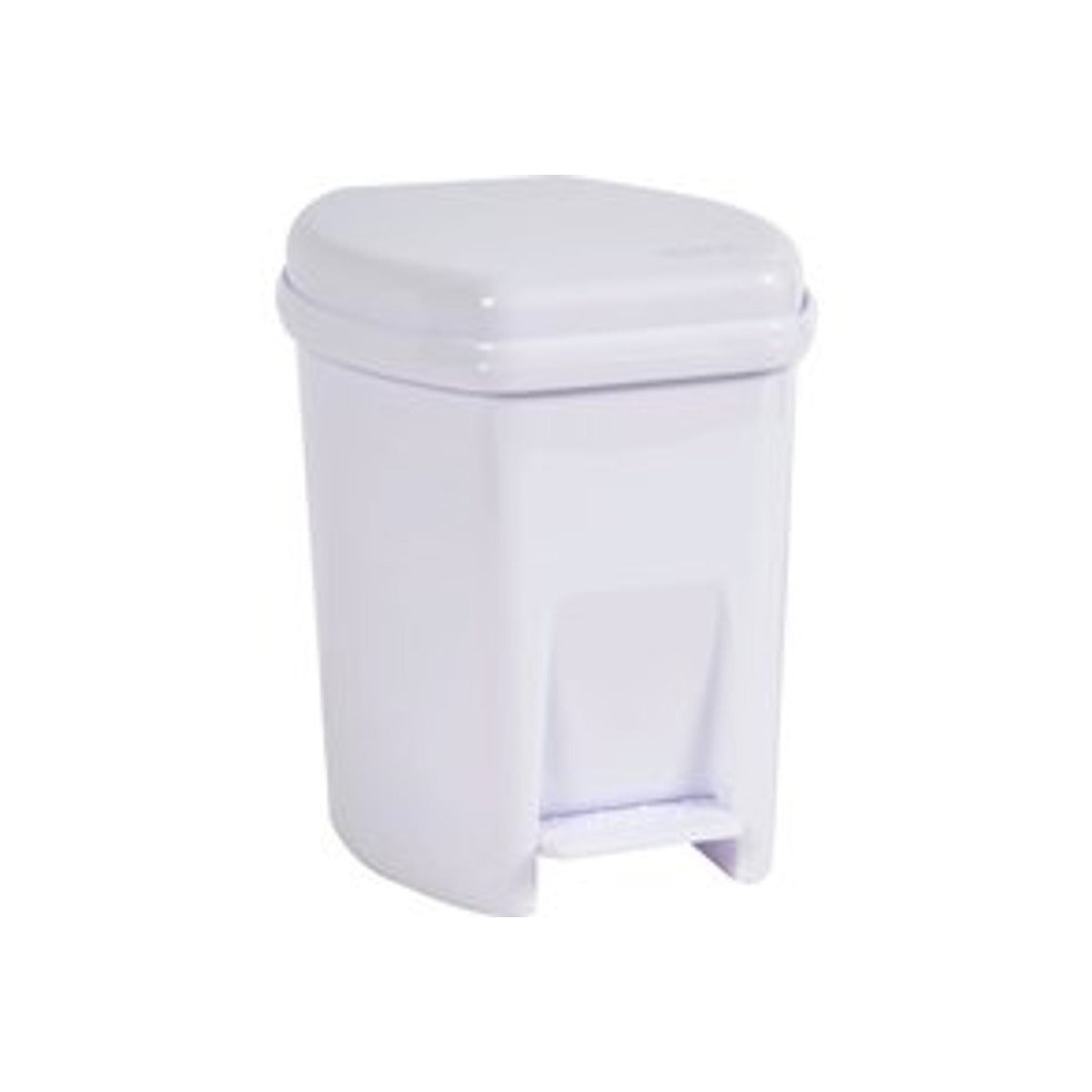Power Tower pedaalemmer rechthoekig 6 liter met binnenemmer wit