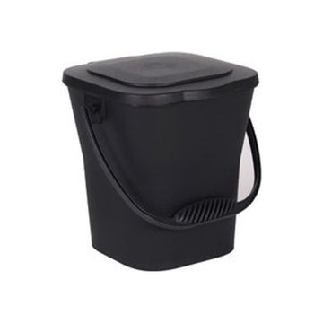 Power Tower compost emmertje met deksel 6 liter Antraciet