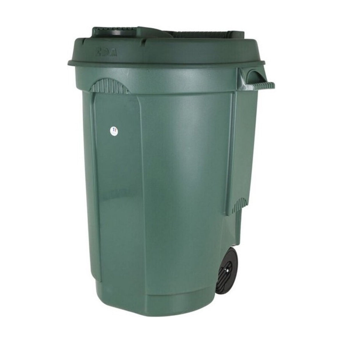 Power Tower vuilnisemmer 110 liter met deksel en wielen groen