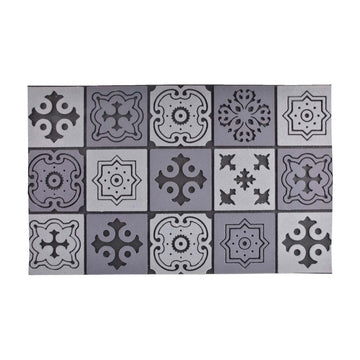 Esschert Design Deurmat 45,5 X 76 Cm Rubber/polyester Grijs