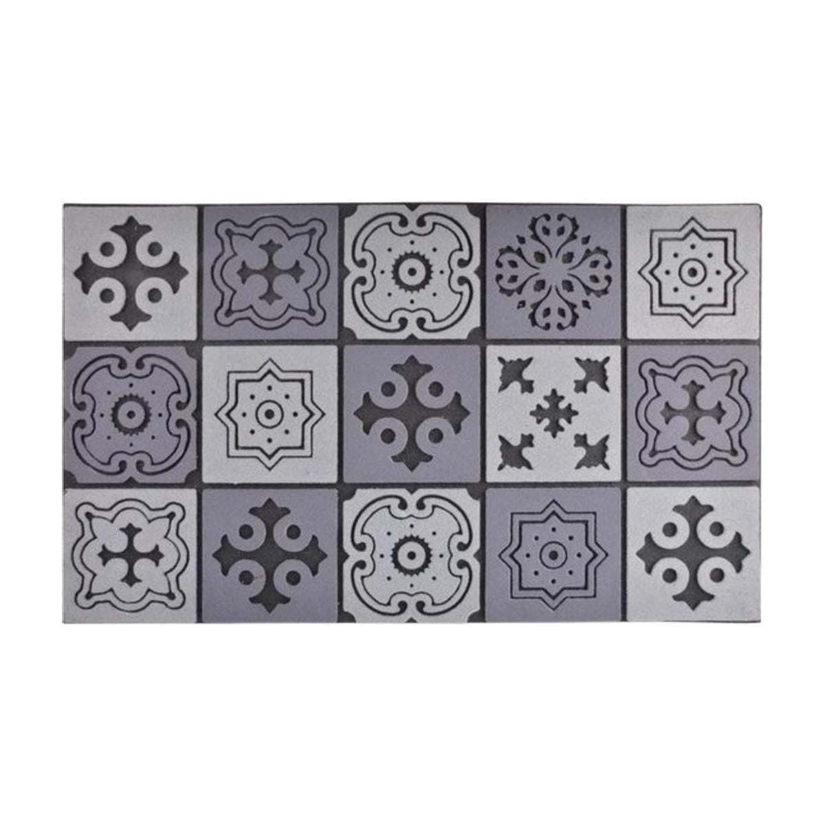 Esschert Design Deurmat 45,5 X 76 Cm Rubber/polyester Grijs