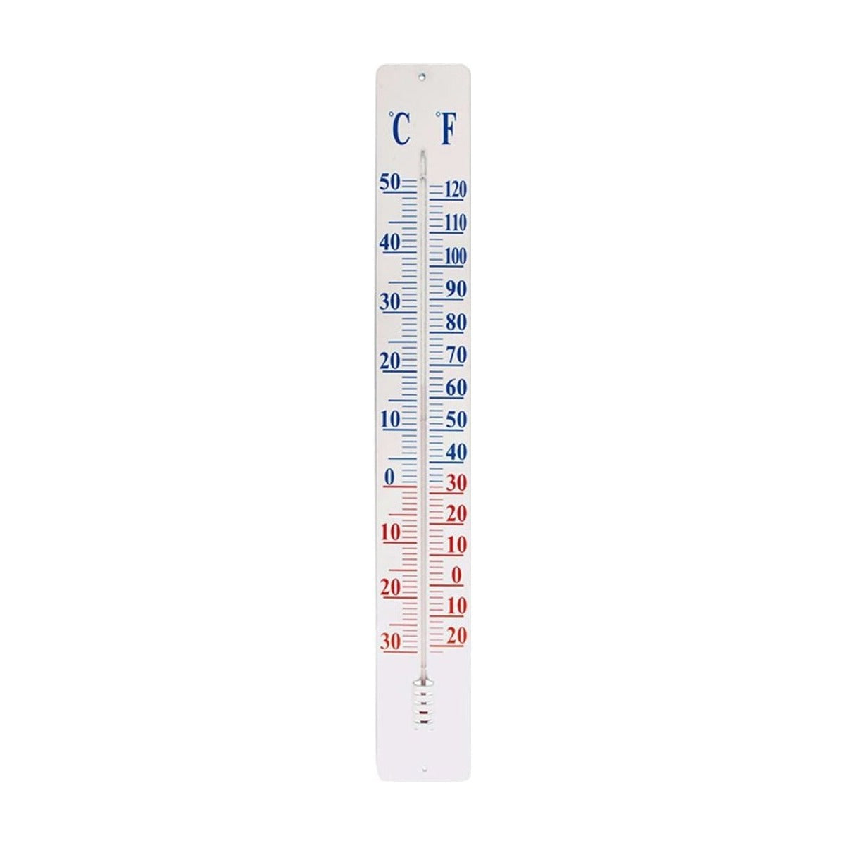 Esschert Design thermometer op wandplaat 90 cm