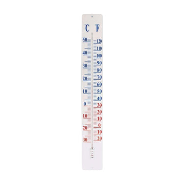 Esschert Design thermometer op wandplaat 90 cm