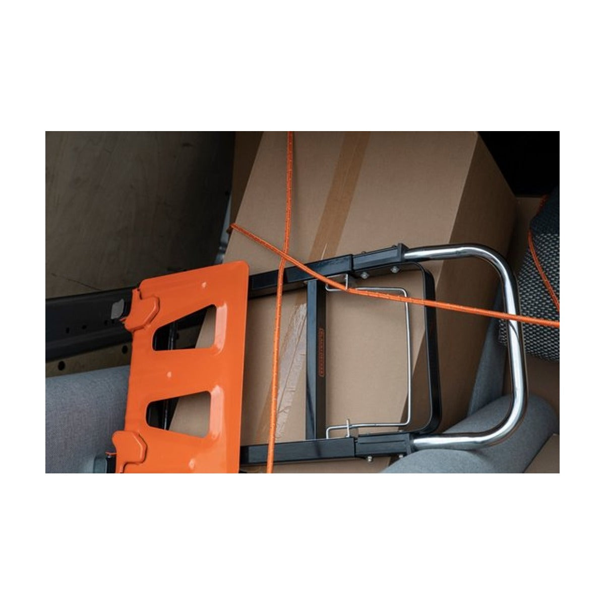 BLACK+DECKER Spantouw met Oproller - Sjortouw 20 Meter - 6MM - Nylon - Oranje