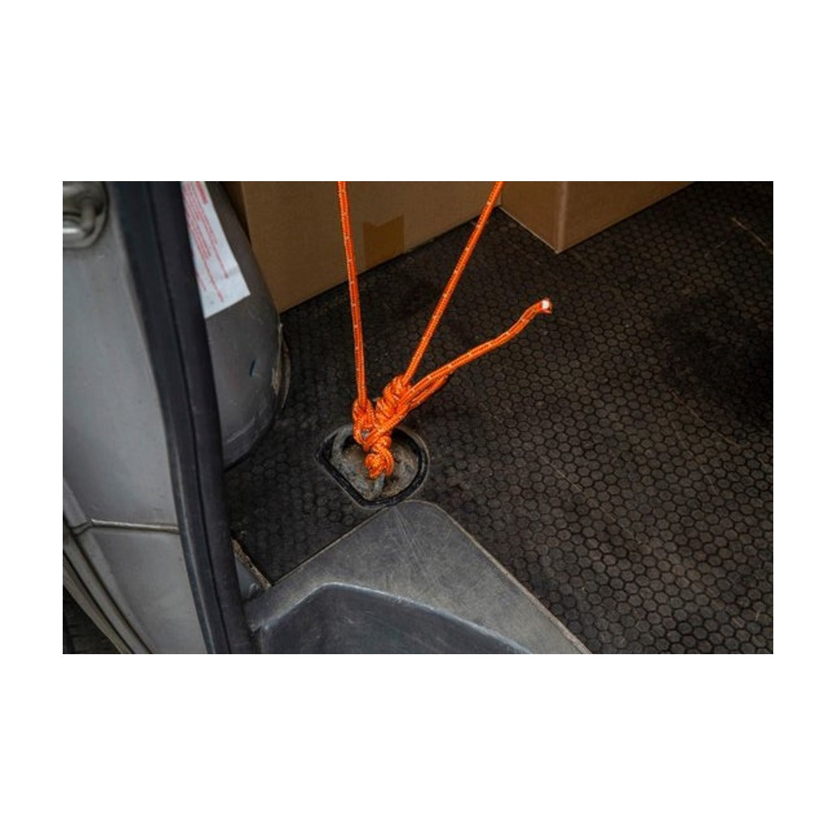 BLACK+DECKER Spantouw met Oproller - Sjortouw 15 Meter - 8MM - Nylon - Oranje