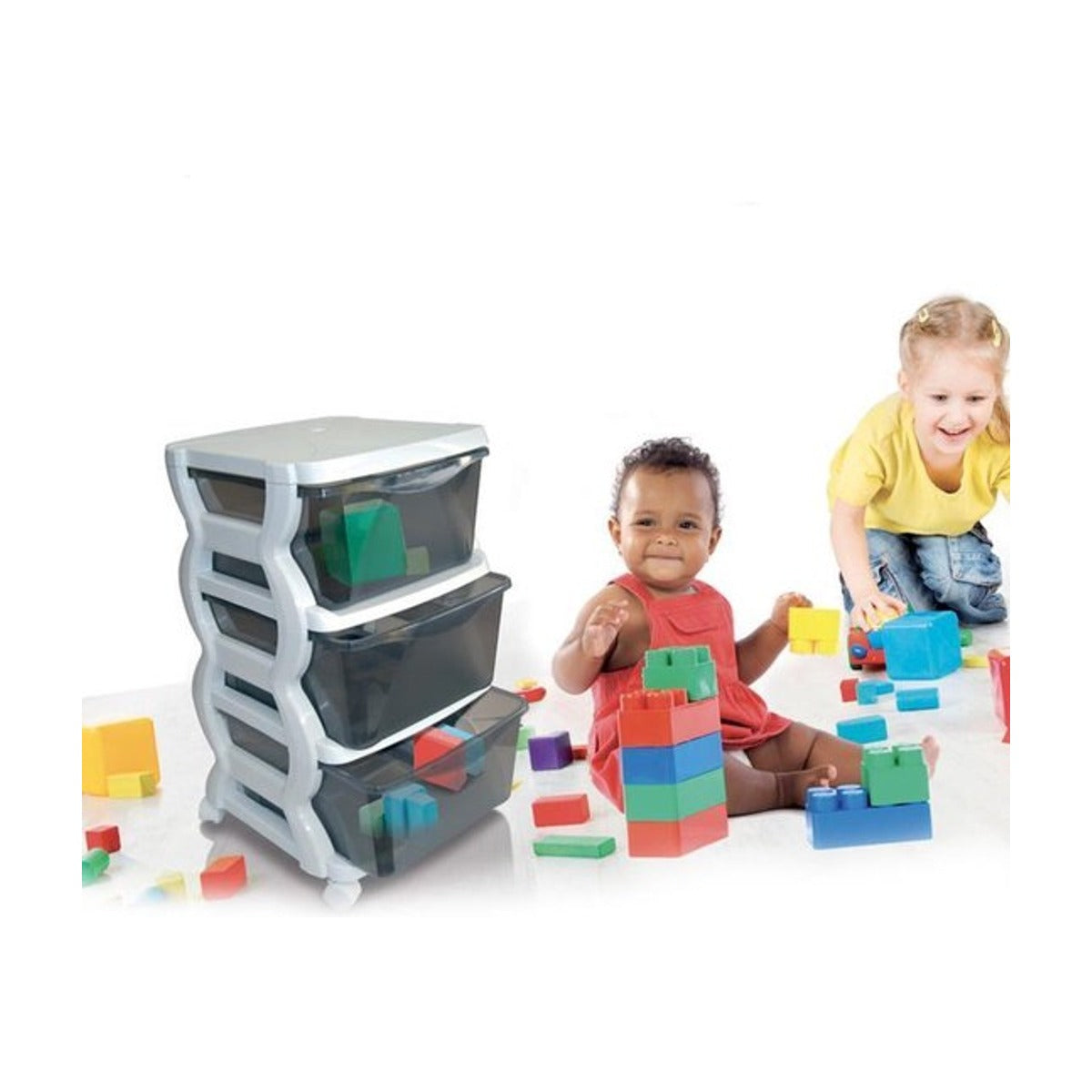 Bama Italia - Opberg trolley - met 3 lades