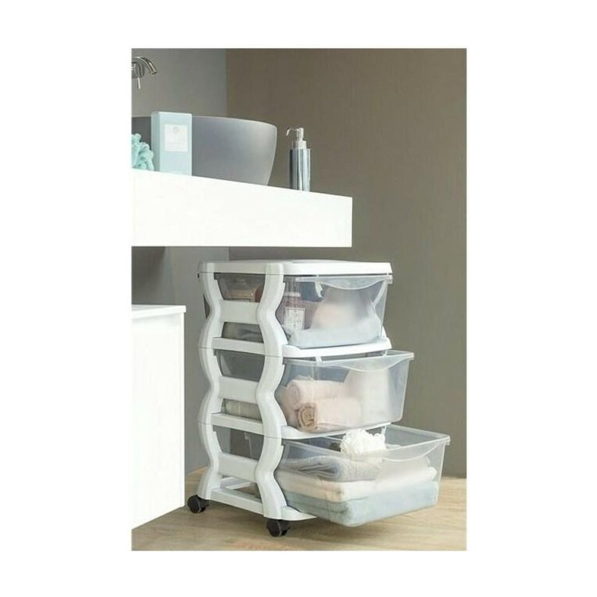 Bama Italia - Opberg trolley - met 3 lades